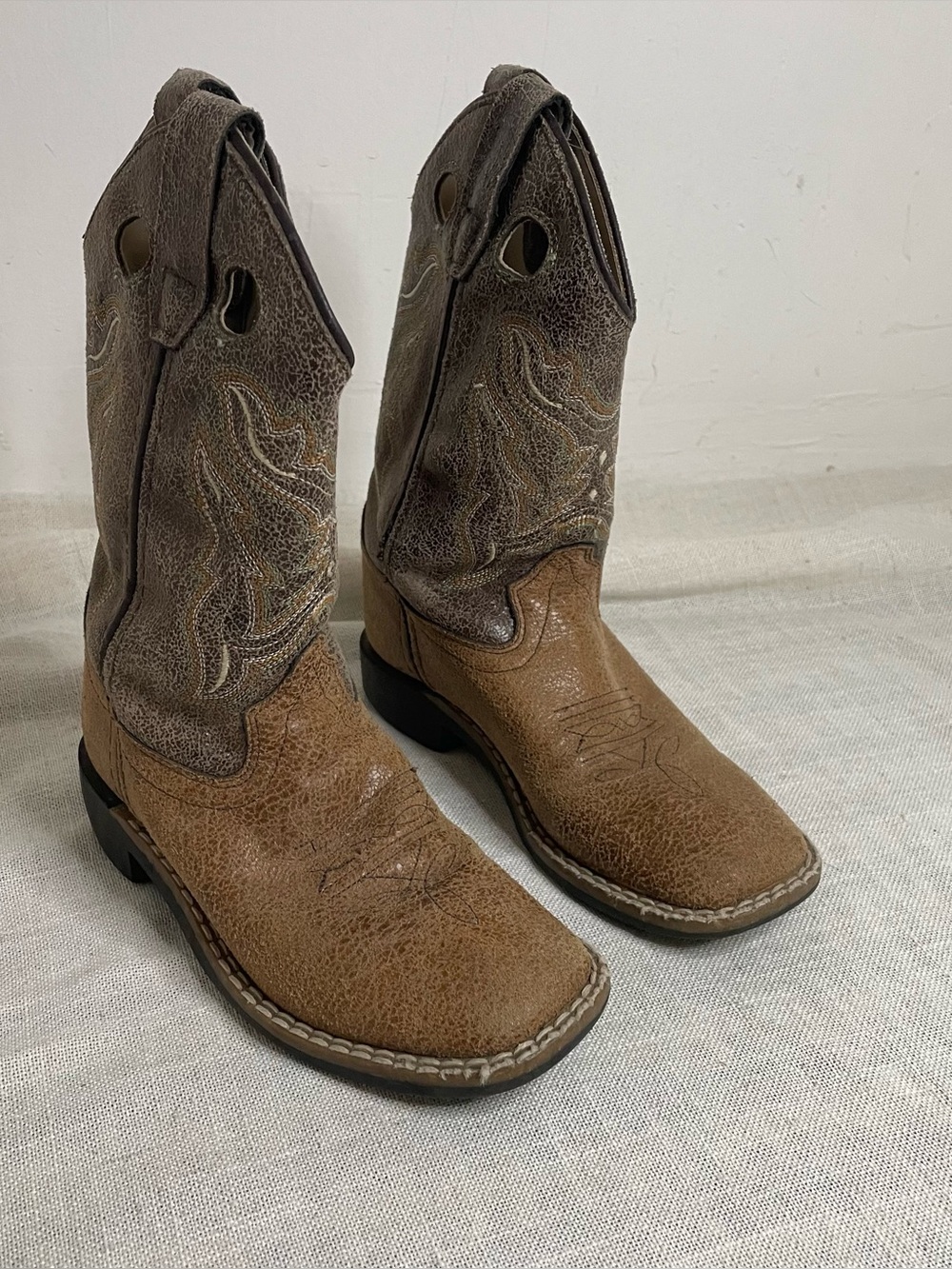 Kids Old West Cowboy Western Boots - Picture 4 of 10
